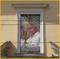 Pope John Paul II Mosaic<BR>on Bishop's Palace